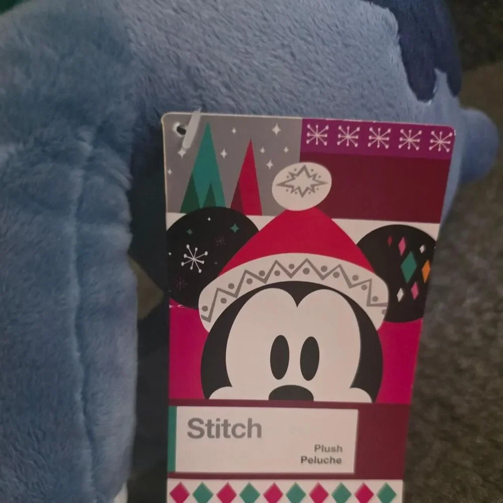 Disney Stitch Christmas Plush Stuffed Animal New